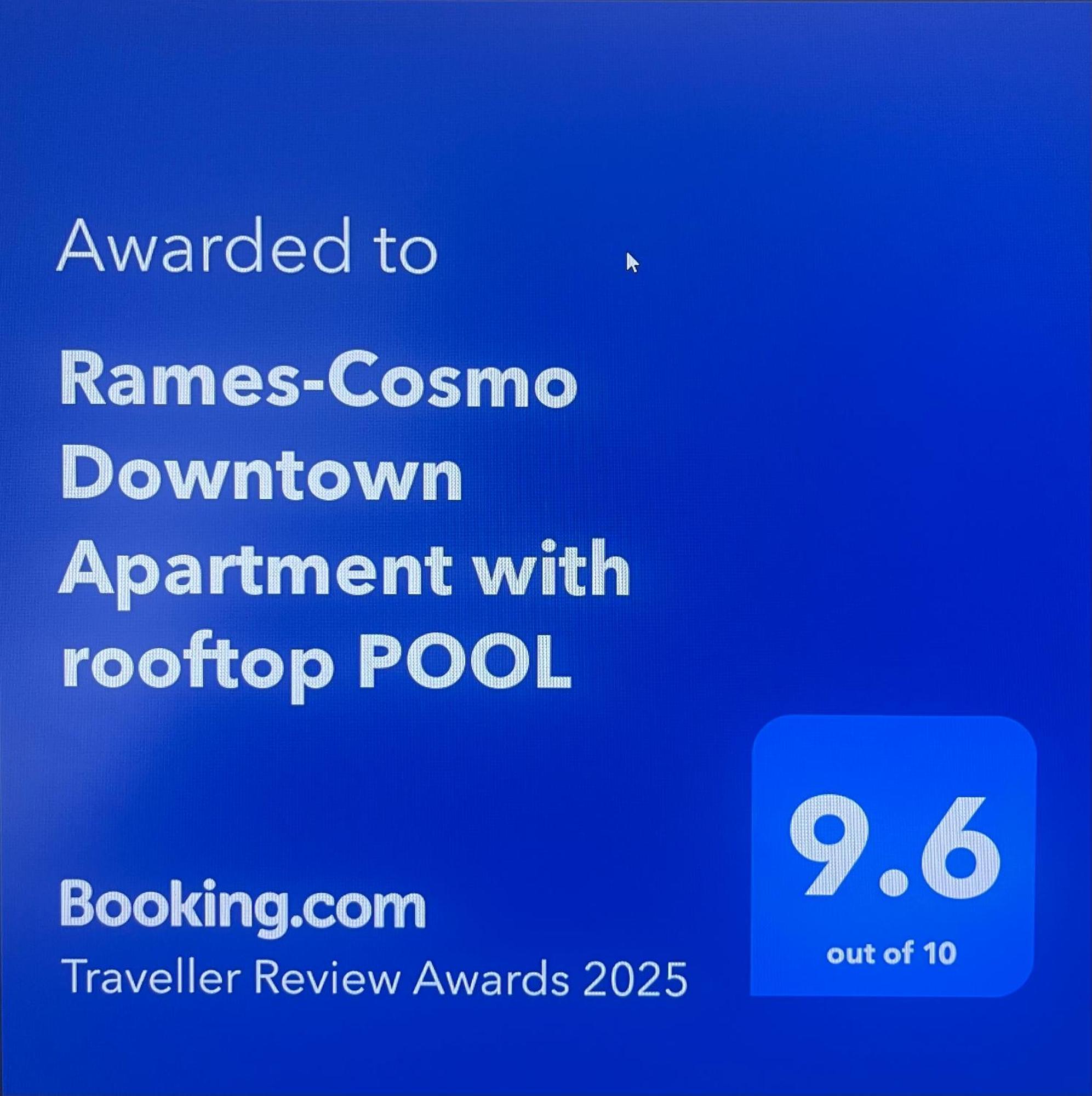 Rames-cosmo Downtown With Rooftop Pool Appartement